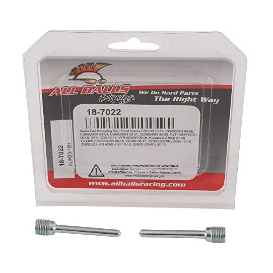 ALL BALLS brake pad locking bolts front HONDA CB 1100, CBR 600F, CBR 600RR, CBR 900RR, VFR 1200, KAWASAKI Z 1000,