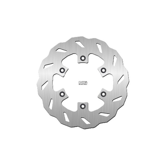 NG brake disc rear KAWASAKI KDX 200 / 250 '89-96, KLX 650 '96-14, KX 125 / 250 / 500 '86-04 (220X100X4,5mm) (6X6,5mm) WAVE