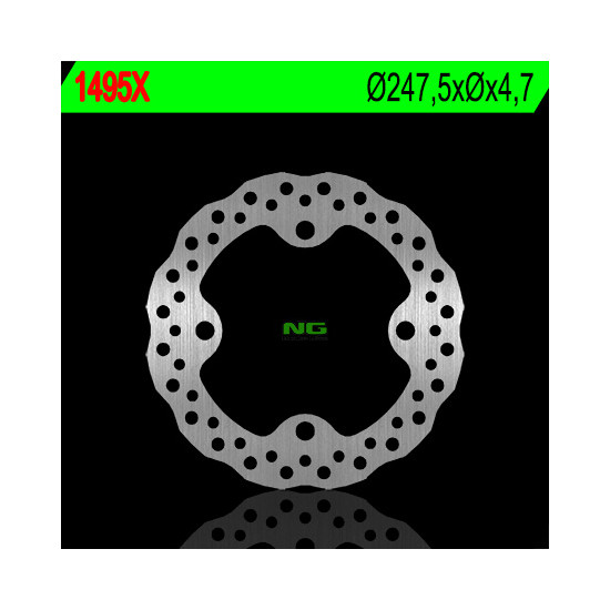 NG brake disc front / rear POLARIS RANGER 1000 '14-'15 (247.5X4.7) (4X15.4mm) WAVE