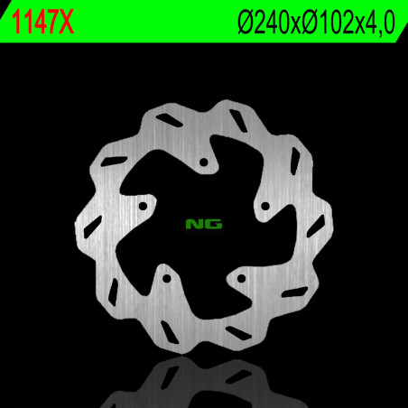 NG brake disc rear APRIIA RXV / SXV 450-550 05-12 (240X102X4,0mm) (5X6,5mm) WAVE