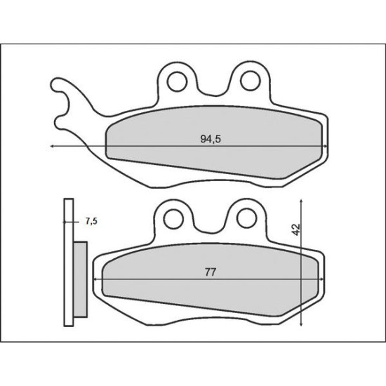 BRENTA brake pads KH194 (FT 3017)