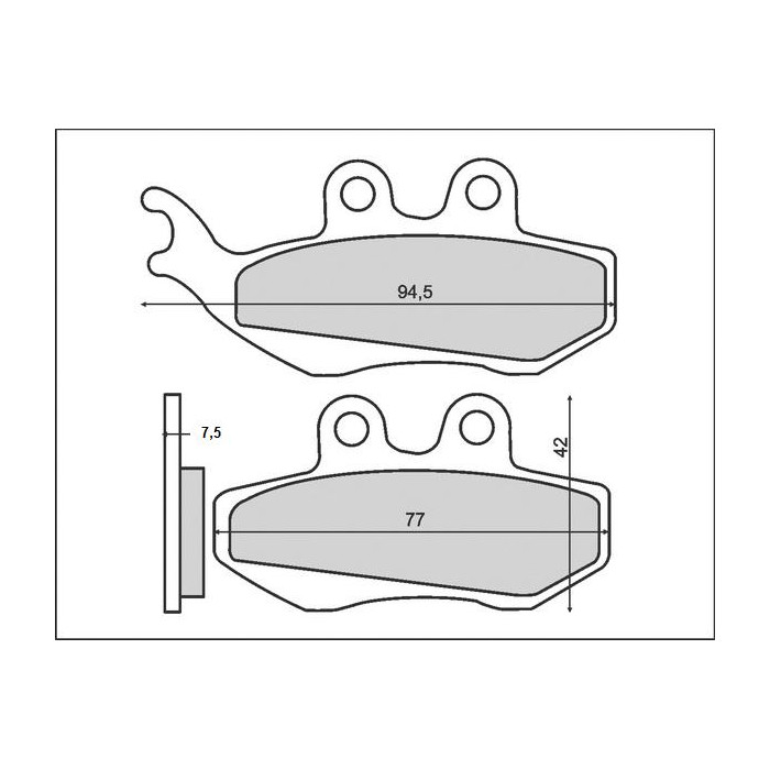 BRENTA brake pads KH194 (FT 3017)