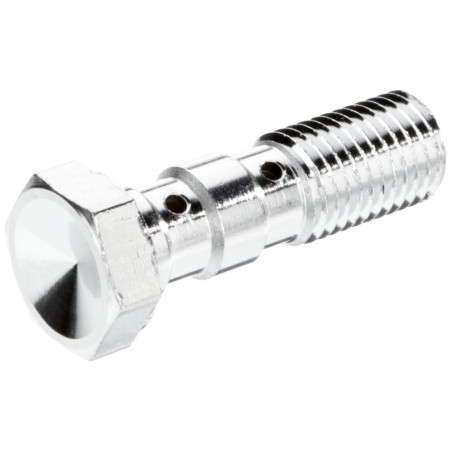 TRW LUCAS brake hose bolt M10X1.25 double color steel (CHROM)