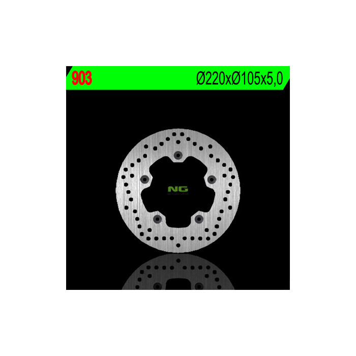 NG brake disc rear YAMAHA R6 03-08, R1 04-08 (220x105x5)