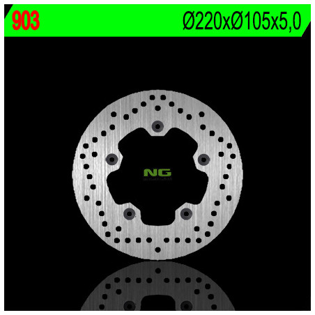 NG stabdžių diskas galas YAMAHA R6 03-08, R1 04-08 (220x105x5)