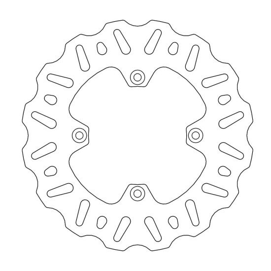 PROX brake disc rear SUZUKI RM 85 '05-'17 WAVE