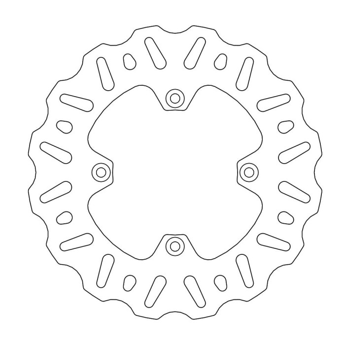 PROX brake disc rear SUZUKI RM 85 '05-'17 WAVE