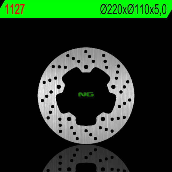 NG brake disc rear SYM 125 / 200 / 250 / 300 05-18 (2250X110X5,0mm) (5X10,5mm)