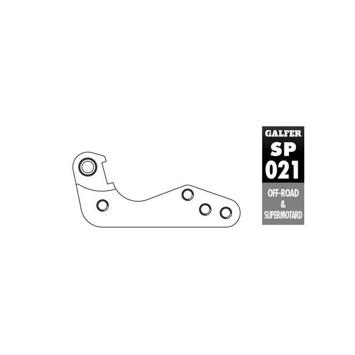 GALFER brake disc adapter 270mm KTM up to '09, BETA RR 4T 05-12, HUSGVARNA CR 125 00-04, BMW G 450X 08-