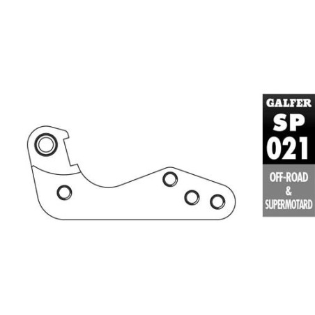 GALFER brake disc adapter 270mm KTM up to '09, BETA RR 4T 05-12, HUSGVARNA CR 125 00-04, BMW G 450X 08-