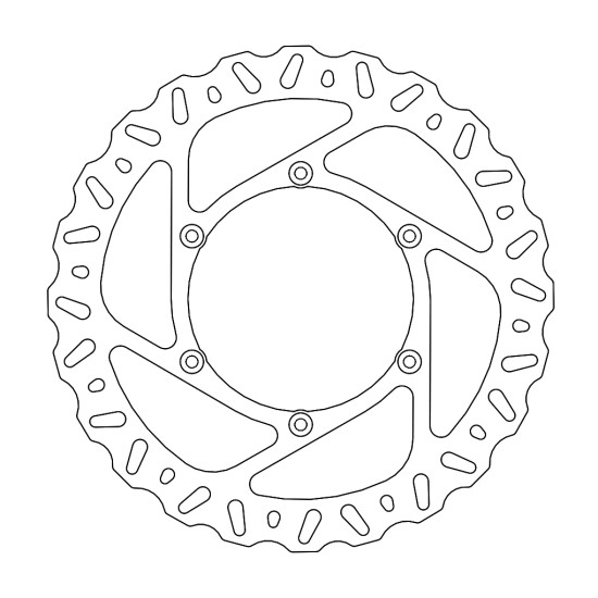 MOTO-MASTER brake disc front NITRO 270mm YAMAHA YZ / YZF 125 / 250 / 450 '16-, WRF 250 '17-'19, 450 '16-'18