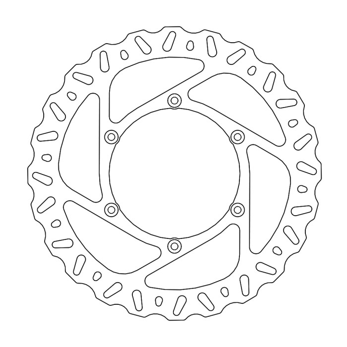 MOTO-MASTER brake disc front NITRO 270mm YAMAHA YZ / YZF 125 / 250 / 450 '16-, WRF 250 '17-'19, 450 '16-'18