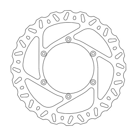 MOTO-MASTER brake disc front NITRO 270mm YAMAHA YZ / YZF 125 / 250 / 450 '16-, WRF 250 '17-'19, 450 '16-'18