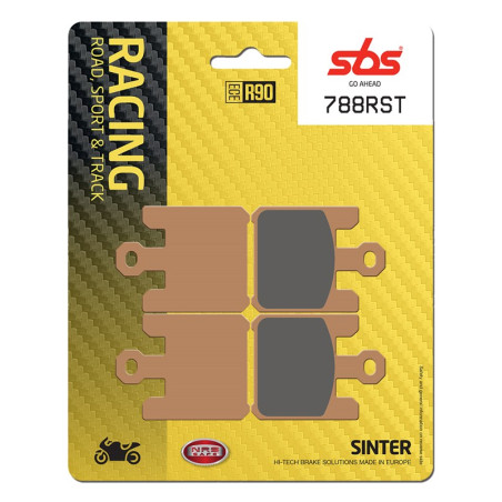 SBS brake pads KH369 TRACKSPORT SINTER gold color (REPLACES THE MIXTURE RS)