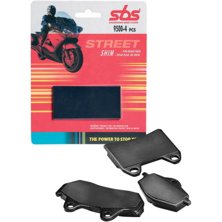 SBS ANTI-VIBRATION PADS FOR BRAKE PADS, SET OF 4