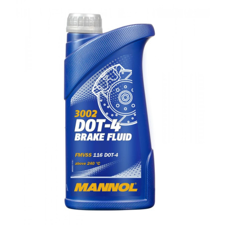 MANNOL BRAKE FLUID DOT-4 1L - stabdžių skystis