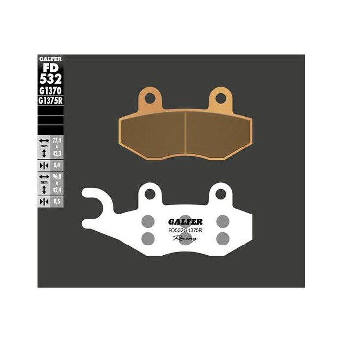 GALFER brake pads SINTER RACING KAWASAKI Z400 / NINJA 400 '18-, front