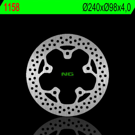 NG brake disc front SYM GTS / JOYMAX 125 / 250 / 300 07-12 (240X98X4,0mm) (5X10,5mm)