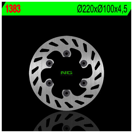 NG stabdžių diskas galas KAWASAKI KLX 300 R '97-'07 (220X100X4,5) (6X10,5mm)