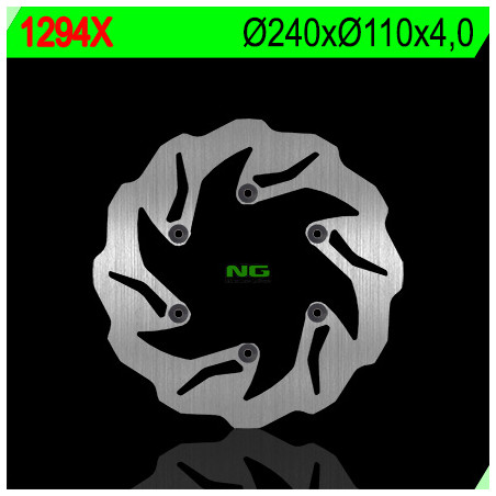 NG stabdžių diskas galas BETA RR ENDURO 250 / 300 '12-'20 (240X110X4,2) WAVE (6X6,5mm) (NG141 NG129)