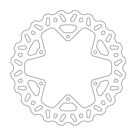 MOTO-MASTER brake disc rear NITRO YAMAHA YZ / YZF 245mm