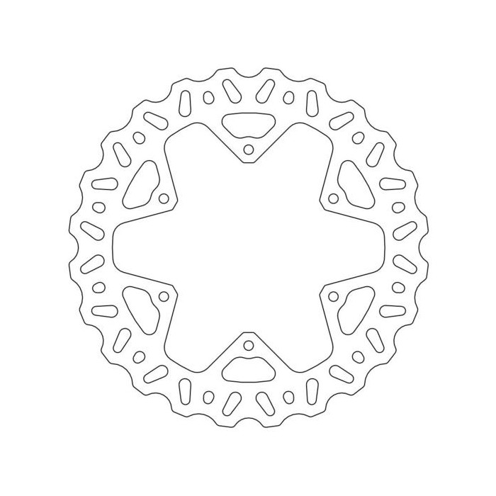MOTO-MASTER brake disc rear NITRO YAMAHA YZ / YZF 245mm