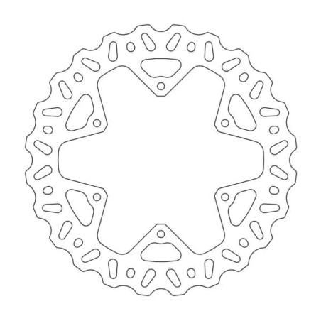 MOTO-MASTER brake disc rear NITRO YAMAHA YZ / YZF 245mm