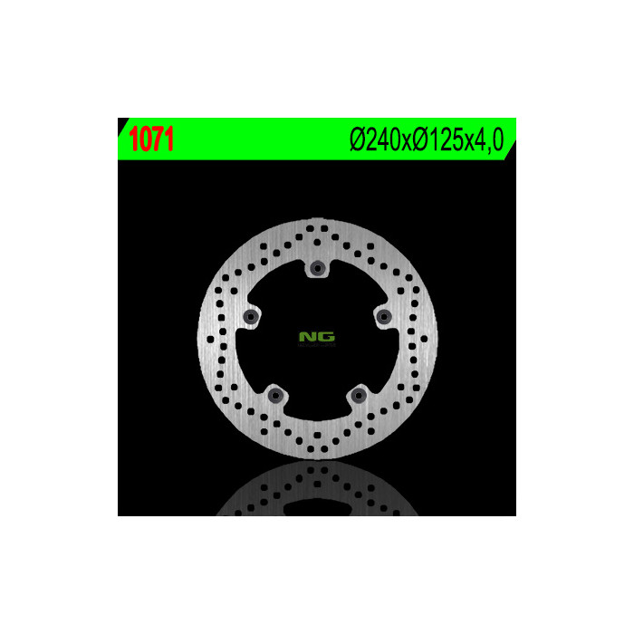NG brake disc front / rear APRILIA / GILERA / PIAGGIO (240X125X4) (5X6,5mm)