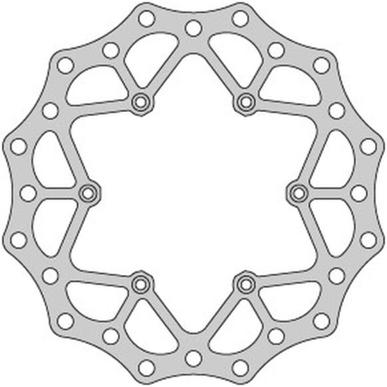 DELTA BRAKING brake disc front SUZUKI RM 125 '88-10, RM 250 '88-10, DRZ 250 '01-07, YAMAHA YZ 125 '01-16, YZ / YZF / WR 2