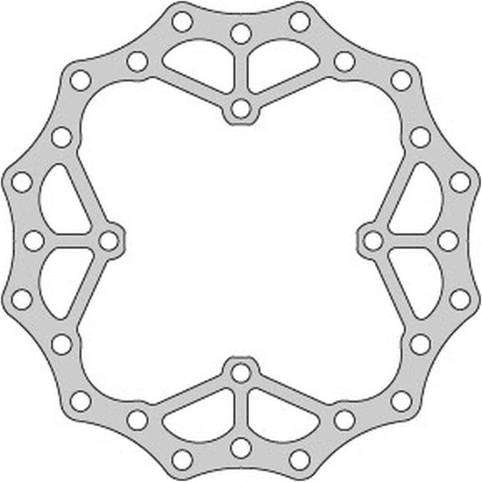 DELTA BRAKING brake disc front SUZUKI RMZ 250 '07-21, RMZ 450 '05-21, RMX450 '10-19, WAVE ULTRA LIGHT (250X118X3mm) (4X9,
