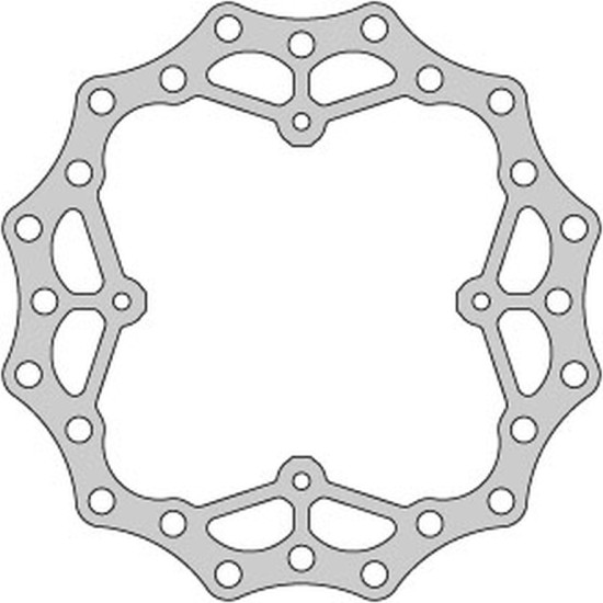 DELTA BRAKING brake disc rear HONDA CR 125 '02-07, CRF 250 '04-'21, CRF 250 X '04-17, CRF 450 '02-21, WAVE ULTRA LIGHT (24