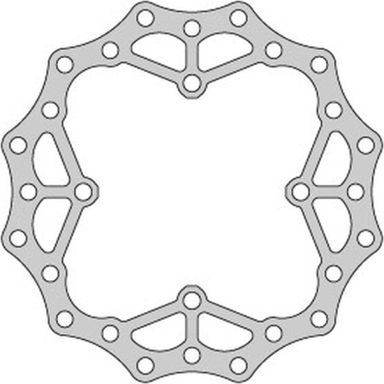 DELTA BRAKING brake disc rear KAWASAKI KX 125 '03-08, KX 250 '03-18, 21, KX 450 '06-18, 21, KLX 450 '07-21, KXE 450'10-20,