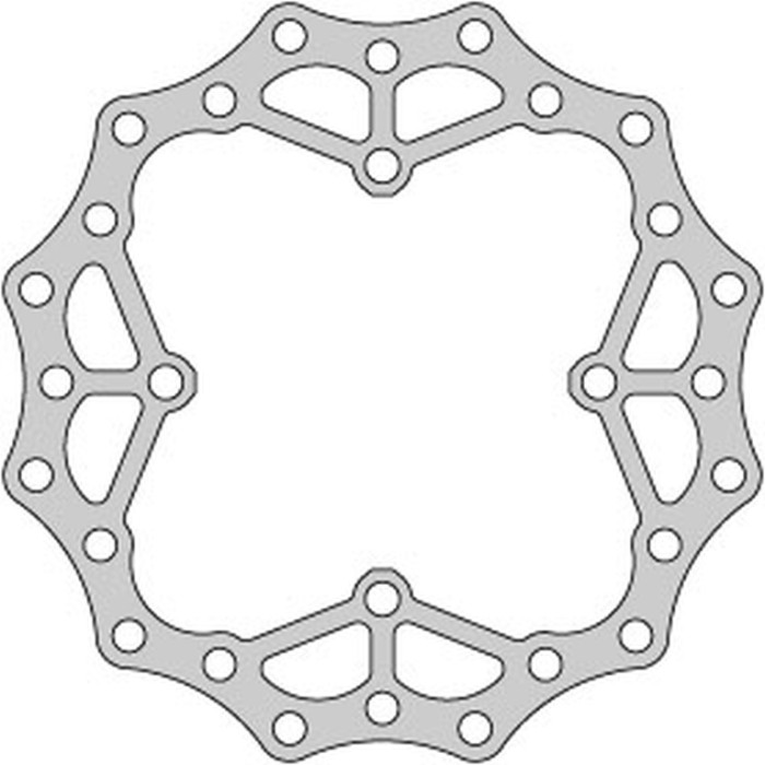 DELTA BRAKING brake disc rear KAWASAKI KX 125 '03-08, KX 250 '03-18, 21, KX 450 '06-18, 21, KLX 450 '07-21, KXE 450'10-20,