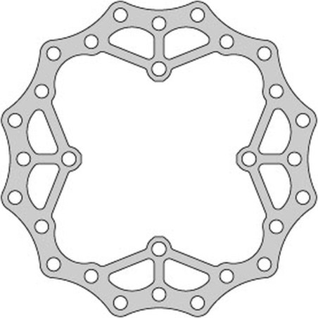 DELTA BRAKING stabdžių diskas galas KAWASAKI KX 125 '03-08, KX 250 '03-18, 21, KX 450 '06-18, 21, KLX 450 '07-21, KXE 450'10-20,