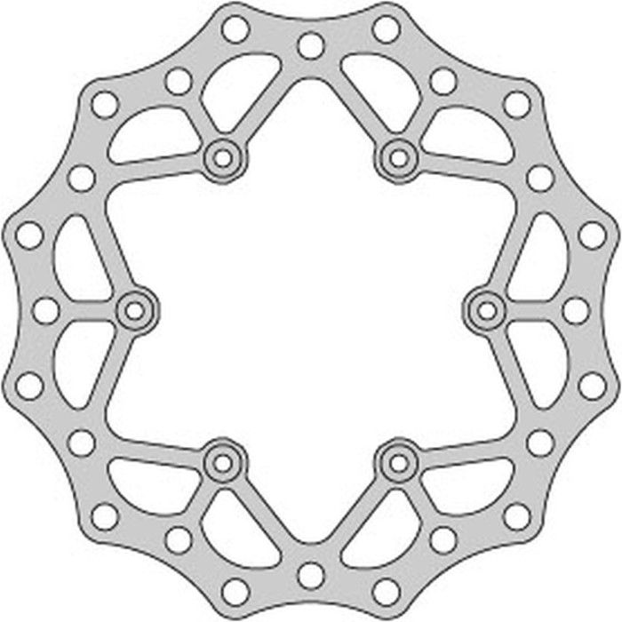 DELTA BRAKING brake disc rear YAMAHA YZ / WR 125 '98-01, YZ / WR 250 '98-'01, YZF / WRF 400 / 426 '99-01, WAVE ULTRA LIGHT
