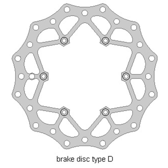 DELTA BRAKING brake disc front BETA 2T / 4T '13-21, WAVE ULTRA LIGHT (260X126,5X3mm) (6X6,5mm) (NG1293)