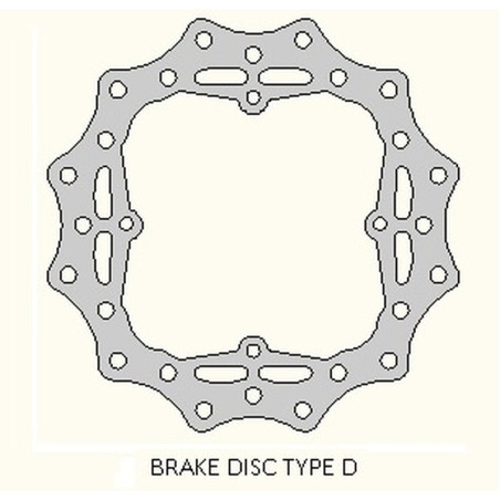 DELTA BRAKING brake disc rear HUSQVARNA TC 85 '14-20, KTM SX 85 '11-20, 250 / 350 FREERIDE '12-19, WAVE ULTRA LIGHT (210X1