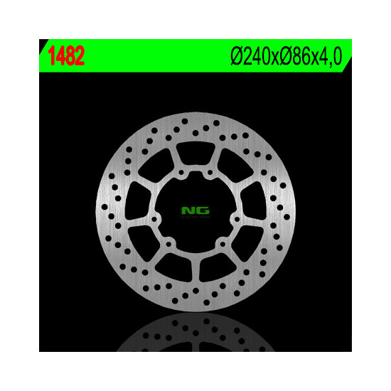 NG brake disc front YAMAHA WR 125R '09-'17 (240X86X4) (6X6,5mm)