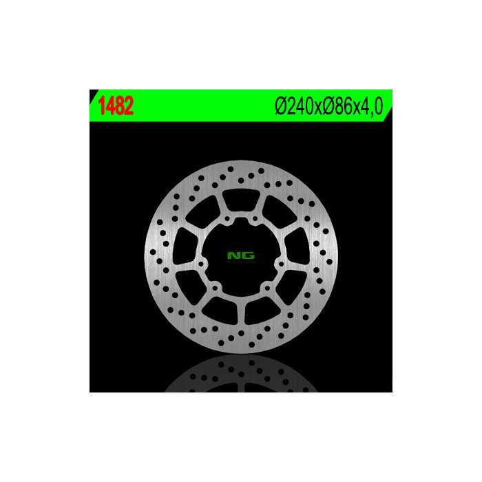 NG brake disc front YAMAHA WR 125R '09-'17 (240X86X4) (6X6,5mm)