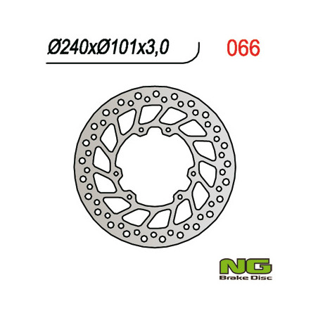NG brake disc front HONDA CR 125 / 250, CRF 250 / 450 '02-'14 (240X101X3)
