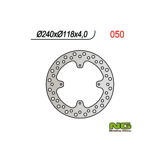 NG brake disc front HONDA XR 600R '85-'90 (240X118X4)