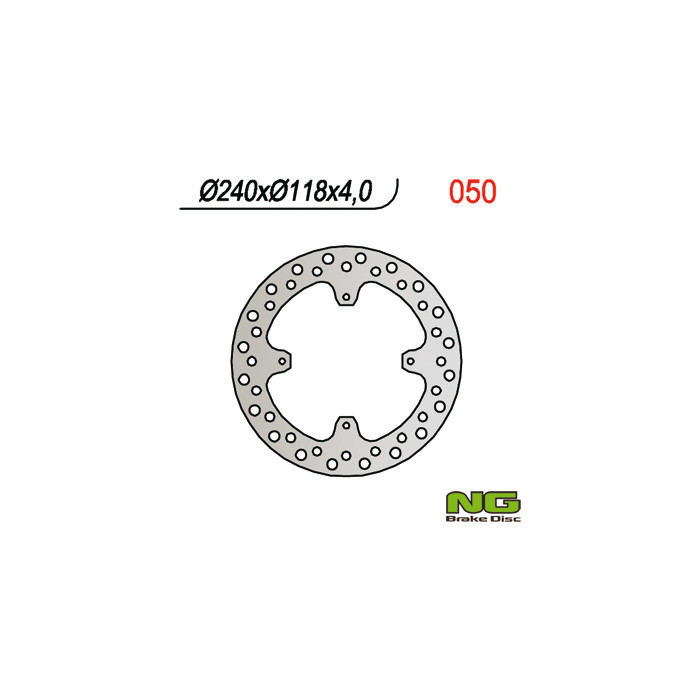 NG brake disc front HONDA XR 600R '85-'90 (240X118X4)
