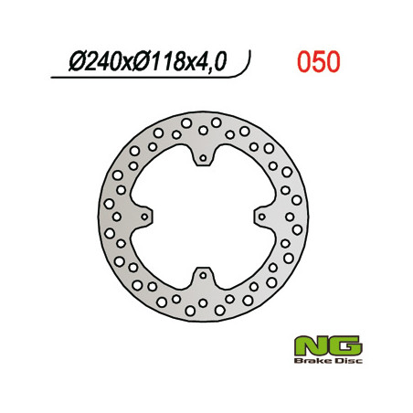 NG brake disc front HONDA XR 600R '85-'90 (240X118X4)