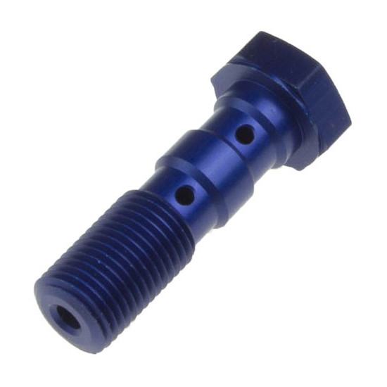 TRW LUCAS brake hose bolt M10X1.00 double color blue