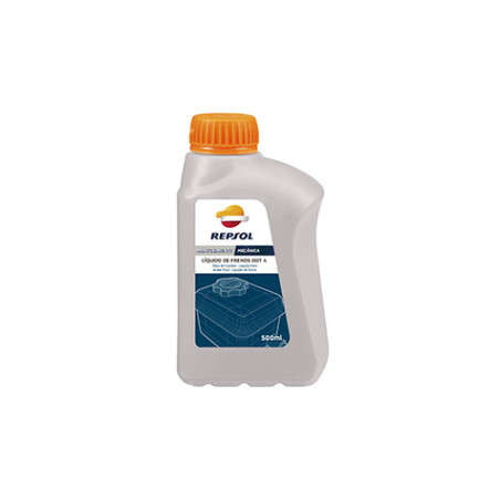 REPSOL stabdžių skystis LIQUIDO DE FRENOS DOT-4 500ML (260 C) (25)