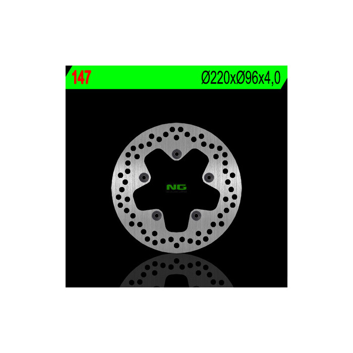 NG brake disc front / rear APRILIA 50 / 70 / 125 / 250 / 300 / 400 / 500 (220X96X4) (5X6,5mm)