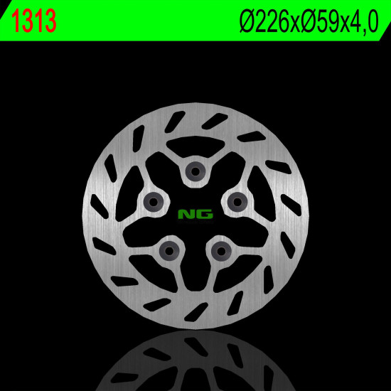 NG brake disc front / rear PEUGEOT TWEET 50 / 125 / 150 10-18 (226X59X4,0mm) (5X10,5mm)