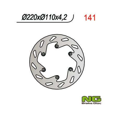 NG brake disc rear KTM / HUSABERG (220X110X4,2) (NG141 NG129)