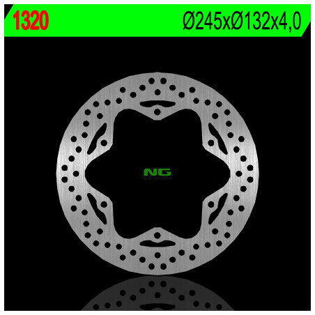 NG stabdžių diskas priekis YAMAHA YBR 125 '12-'13 (245X132X4) (6X8,5mm)