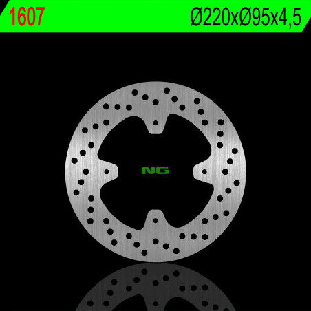 NG stabdžių diskas galas APRILIA RS 125 15-18 TUONO 4T 125 15-18 (220X95X4,5mm) (4X6,5mm)
